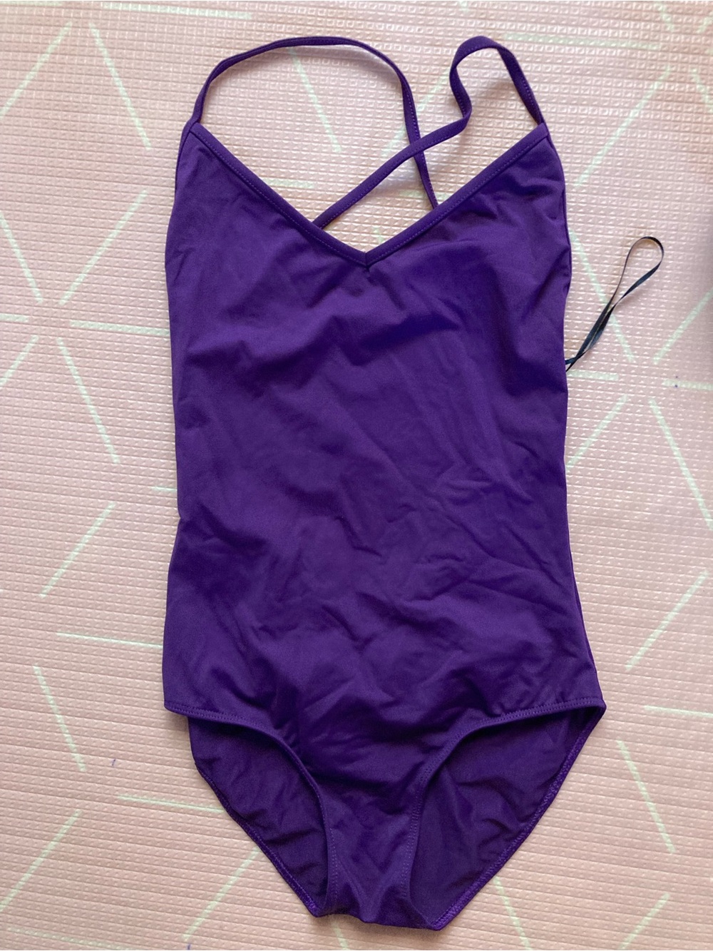 Women’s Purple Strappy Bodysuit